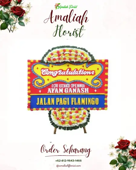 Sewa Papan Bunga Gelap